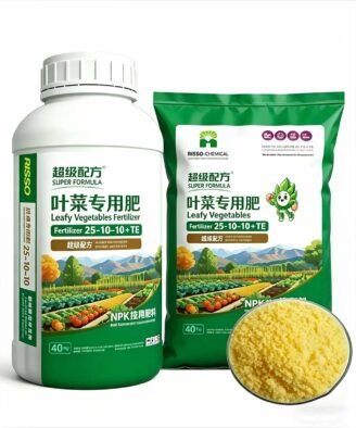 High Nitrogen Leafy Vegetables Fertilizer NPK 25-10-10+TE, Water Soluble Plant Food for Lettuce, Spinach, Kale, Cabbage, Herbs, Promotes Fast Growth & Vibrant Green Leaves, 1kg/ Bag